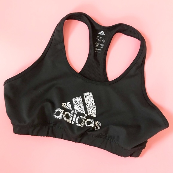 adidas Other - Adidas Climalite Badge of Sport Black Sports Bra